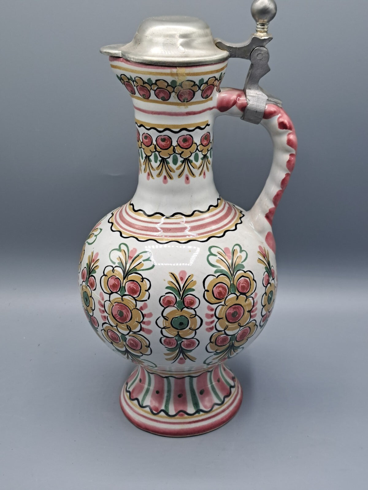 Ulmer Keramik Krug, 0,7 Liter, Sammeln, Antiquität